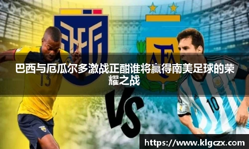 巴西与厄瓜尔多激战正酣谁将赢得南美足球的荣耀之战