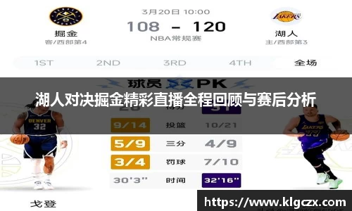湖人对决掘金精彩直播全程回顾与赛后分析