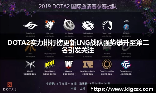 DOTA2实力排行榜更新LNG战队强势攀升至第二名引发关注